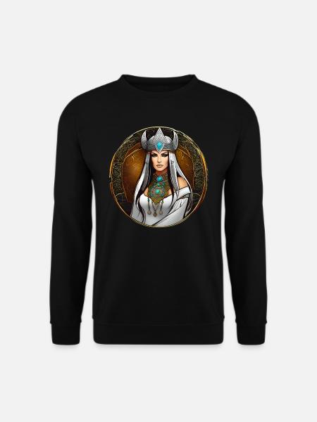 Stolze Wikinger in Germanien Schildmaid - Unisex Pullover - Schwarz