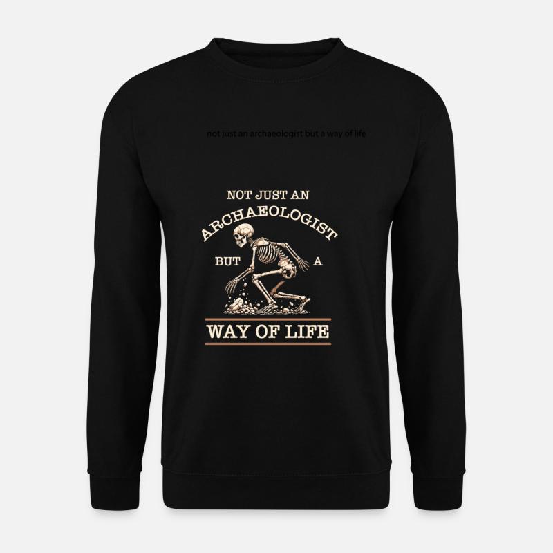 Archäologe - Unisex Pullover - Schwarz