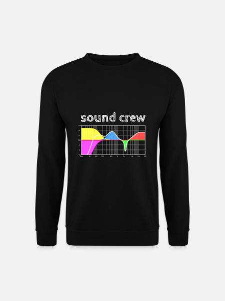 sound crew - parametric equalizer - Unisex Sweatshirt - black