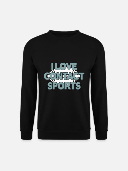 J’adore Contact Sports Football - Sweat-shirt Unisexe - noir