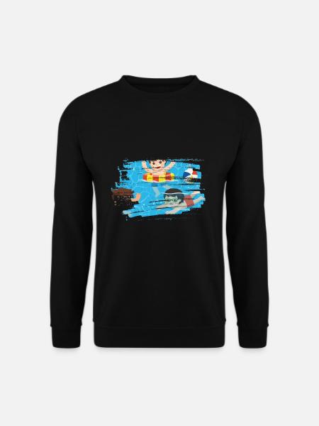 Schwimmen - Unisex Pullover - Schwarz