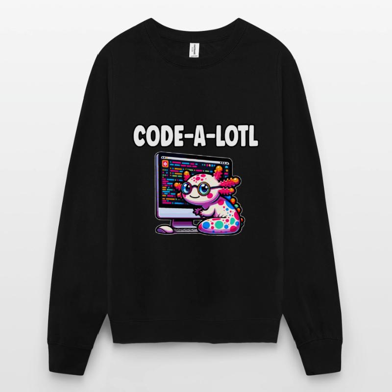 Lustige Codierung Axolotl Programmierung Geschenk Unisex Pullover