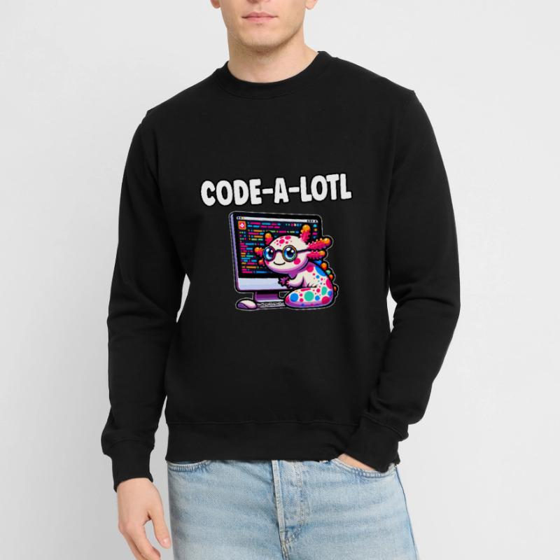 Lustige Codierung Axolotl Programmierung Geschenk Unisex Pullover