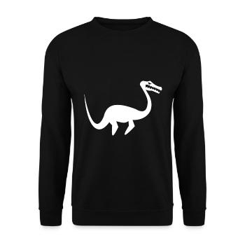Plesiosaurus, monstres marins et conception du Loch Ness - Sweat-shirt Unisexe - noir - Devant - Alina (178cm) & Michal (187cm)
