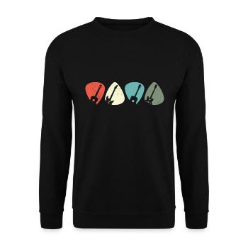 Guitare guitare électrique Guitariste cadeau - Sweat-shirt Unisexe - noir - Devant - Alina (178cm) & Michal (187cm)