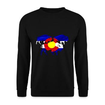 Colorado Colorado Shirt Colorado Liebhaber-Geschen - Unisex Pullover - Schwarz - Vorne - Alina (178cm) & Michal (187cm)