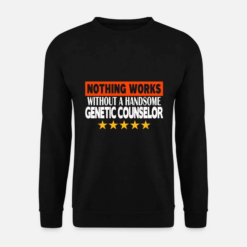 genetic counselor - Unisex Pullover - Schwarz