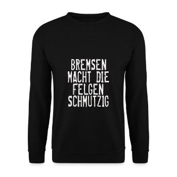 Auto Tuning Sprueche - Unisex Pullover - Schwarz - Vorne - Alina (178cm) & Michal (187cm)