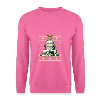 Voiture Tuning Christmas Tuner Maturité de tournevis de voiture - Sweat-shirt Unisexe - rose - Devant