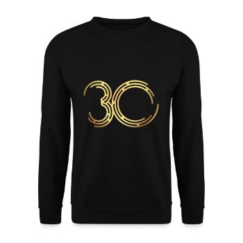 30e anniversaire - Sweat-shirt Unisexe - noir - Devant - Alina (178cm) & Michal (187cm)