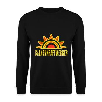 Solaranlage - Unisex Pullover - Schwarz - Vorne - Alina (178cm) & Michal (187cm)