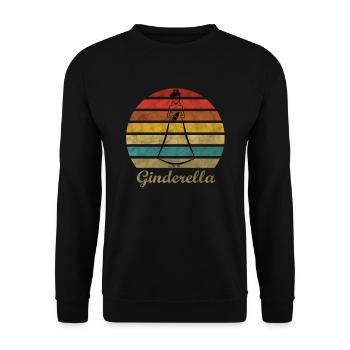 Ginderella Gin JGA Hen party farewell party - Unisex Sweatshirt - black - Front - Alina (178cm) & Michal (187cm)