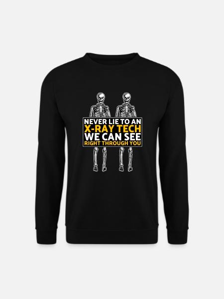 Radiology Xray Rad Tech Pharmacy Tech Phlebotomist - Unisex Pullover - Schwarz