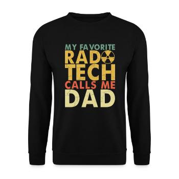 Radiology Xray Rad Tech Pharmacy Tech Phlebotomist - Unisex Sweatshirt - black - Front - Alina (178cm) & Michal (187cm)