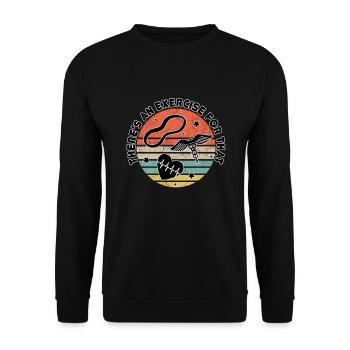 Physiothérapeute Orthophonie et massothérapie Chir - Sweat-shirt Unisexe - noir - Devant - Alina (178cm) & Michal (187cm)