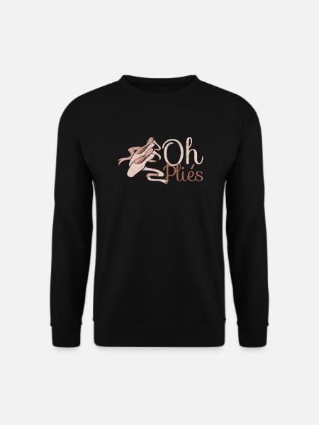 Ballet Ballerina Pole Dancer Line Dance Tap Dance - Unisex Pullover - Schwarz