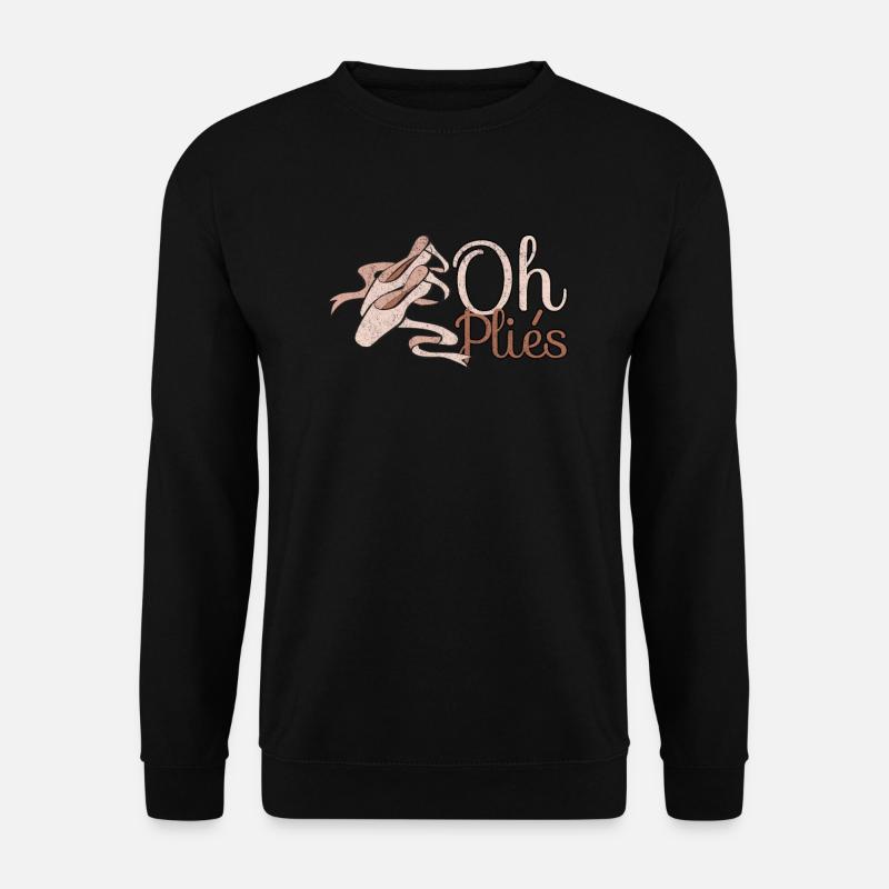 Ballet Ballerine Pole Dancer Line Dance Tap Dance - Sweat-shirt Unisexe - noir