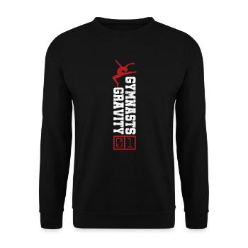 Gymnast Gymnastics Acrobatic Artistic Dance Sports - Unisex Sweatshirt - black - Front - Alina (178cm) & Michal (187cm)