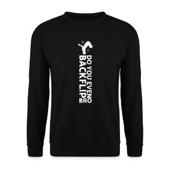 Gymnast Gymnastics Acrobatic Artistic Dance Sports - Unisex Sweatshirt - black - Front - Alina (178cm) & Michal (187cm)