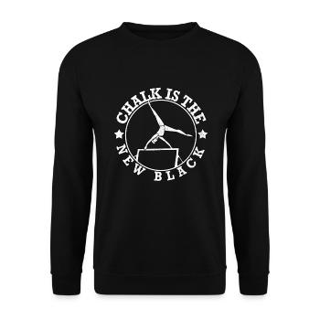 Gymnast Gymnastics Acrobatic Artistic Dance Sports - Unisex Sweatshirt - black - Front - Alina (178cm) & Michal (187cm)