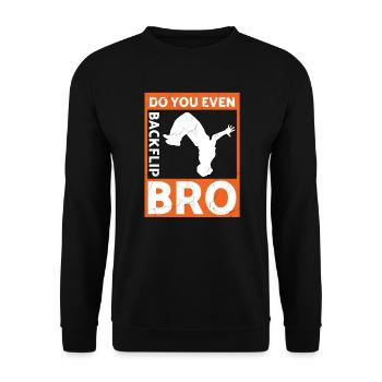 Gymnast Gymnastics Acrobatic Artistic Dance Sports - Unisex Sweatshirt - black - Front - Alina (178cm) & Michal (187cm)