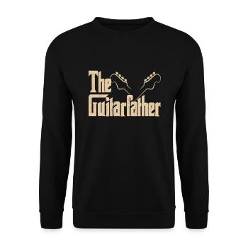 Guitariste Bassiste Guitare Électrique Musique Acoustiqueg - Sweat-shirt Unisexe - noir - Devant - Alina (178cm) & Michal (187cm)
