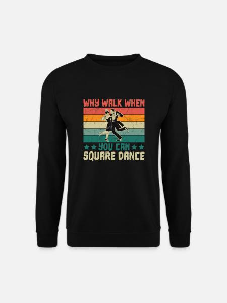Ballet Ballerina Pole Dancer Line Dance Tap Dance - Unisex Pullover - Schwarz
