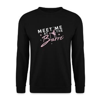 Ballet Ballerina Pole Dancer Line Dance Tap Dance - Unisex Pullover - Schwarz - Vorne - Alina (178cm) & Michal (187cm)