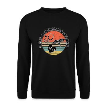 Physiothérapeute Orthophonie et massothérapie Chir - Sweat-shirt Unisexe - noir - Devant - Alina (178cm) & Michal (187cm)