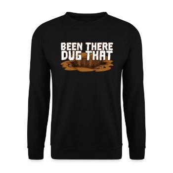 Construction Trucks Forklift Operator Truck Driver - Unisex Sweatshirt - black - Front - Alina (178cm) & Michal (187cm)