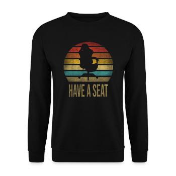 Chaise de jeu Gamer s’asseoir dans Freedom Kingdom - Sweat-shirt Unisexe - noir - Devant - Alina (178cm) & Michal (187cm)