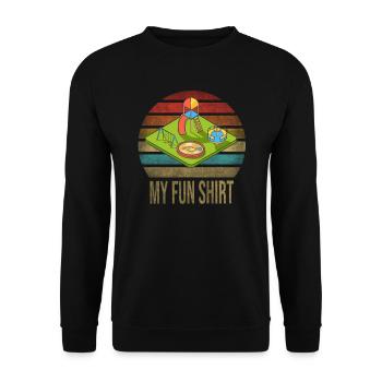Kids Playground Fun Time Play Party - Unisex Sweatshirt - black - Front - Alina (178cm) & Michal (187cm)