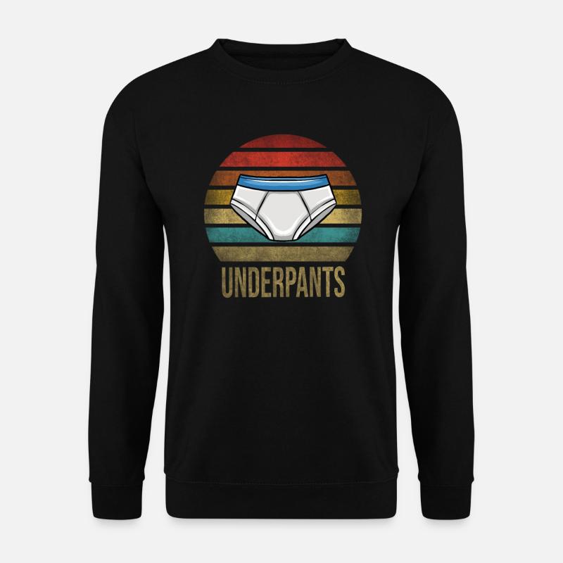 Underwear Slip Underpants Laundry Day - Unisex Sweatshirt - black