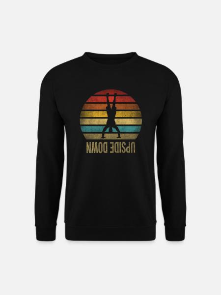 Upside Down Sports Handstand Parkour Sunset - Unisex Sweatshirt - black