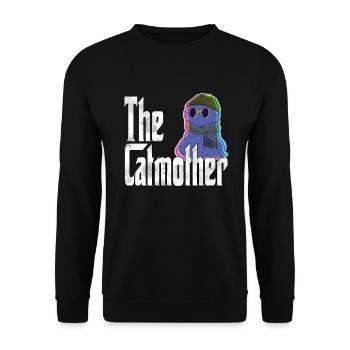 Cat Mom The Catmother Crazy Cat Mother Kitty Mommy - Unisex Sweatshirt - black - Front - Alina (178cm) & Michal (187cm)