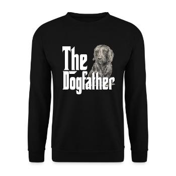 Teckel Chien Papa Dogpère Chiens Papa Père Rott - Sweat-shirt Unisexe - noir - Devant - Alina (178cm) & Michal (187cm)