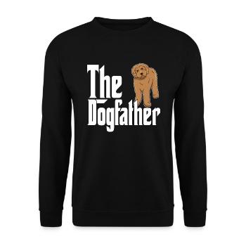 Labradoodle Dog Dad Dogfather Dogs Daddy Father Ro - Unisex Pullover - Schwarz - Vorne - Alina (178cm) & Michal (187cm)