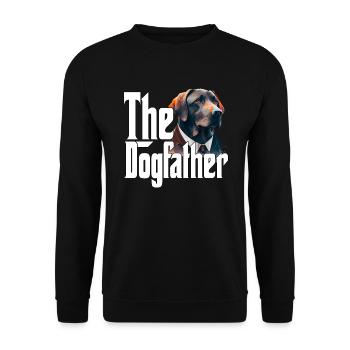 Labrador Retriever Dog Dad Dogfather Dogs Daddy Fa - Unisex Sweatshirt - black - Front - Alina (178cm) & Michal (187cm)