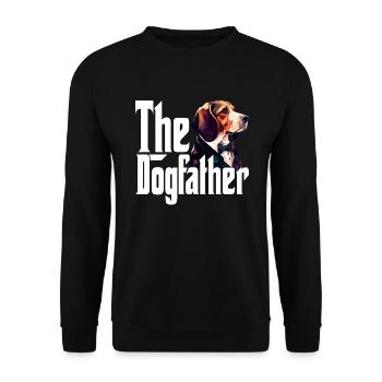 Beagle Dog Dad Dogfather Dogs Daddy Father Rottie - Sweat-shirt Unisexe - noir - Devant - Alina (178cm) & Michal (187cm)