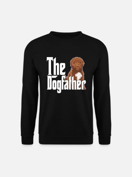 Cockapoo Dog Dad Dogfather Dogs Daddy Father Rotti - Unisex Sweatshirt - black