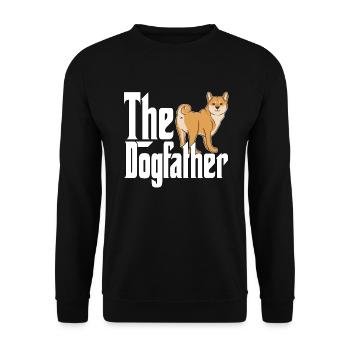 Shiba Inu Chien Papa Chien Père Chiens Papa Père Rott - Sweat-shirt Unisexe - noir - Devant - Alina (178cm) & Michal (187cm)