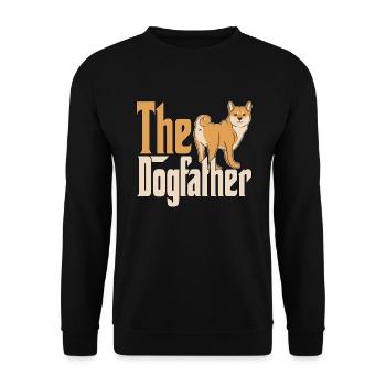 Shiba Inu Chien Papa Chien Père Chiens Papa Père Rott - Sweat-shirt Unisexe - noir - Devant - Alina (178cm) & Michal (187cm)