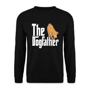 Shiba Inu Chien Papa Chien Père Chiens Papa Père Rott - Sweat-shirt Unisexe - noir - Devant - Alina (178cm) & Michal (187cm)