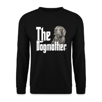 Teckel Chien Maman Chienne Chiens Maman - Sweat-shirt Unisexe - noir - Devant - Alina (178cm) & Michal (187cm)