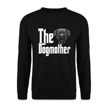 French Mastiff Dog Mom Dogmother Dogs Mommy - Unisex Sweatshirt - black - Front - Alina (178cm) & Michal (187cm)