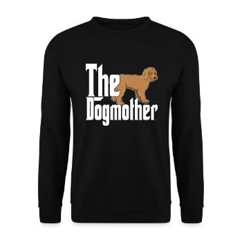 Labradoodle Chien Maman Chienne Chiens Maman - Sweat-shirt Unisexe - noir - Devant - Alina (178cm) & Michal (187cm)