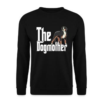 Chien de montagne suisse Maman Chienne Chienne Chiens Maman - Sweat-shirt Unisexe - noir - Devant - Alina (178cm) & Michal (187cm)