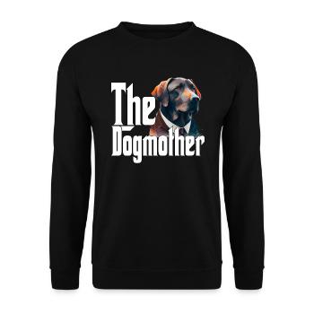 Labrador Retriever Dog Mom Dogmother Dogs Mommy - Unisex Sweatshirt - black - Front - Alina (178cm) & Michal (187cm)