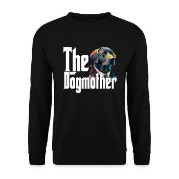 Labrador Retriever Dog Mom Dogmother Dogs Mommy - Unisex Sweatshirt - black - Front - Alina (178cm) & Michal (187cm)