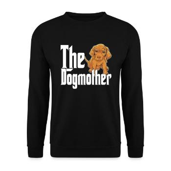 Magyar Vizsla Puppy Dog Mom Dogmother Dogs MommyMa - Sweat-shirt Unisexe - noir - Devant - Alina (178cm) & Michal (187cm)